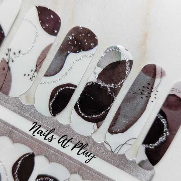 5 for $20 Nail Wraps- Smokey Drift - Picture 2 of 5